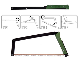 *Surface Blemish* BOREAL24 - Black Frame, Green Handle, Aggressive Blade